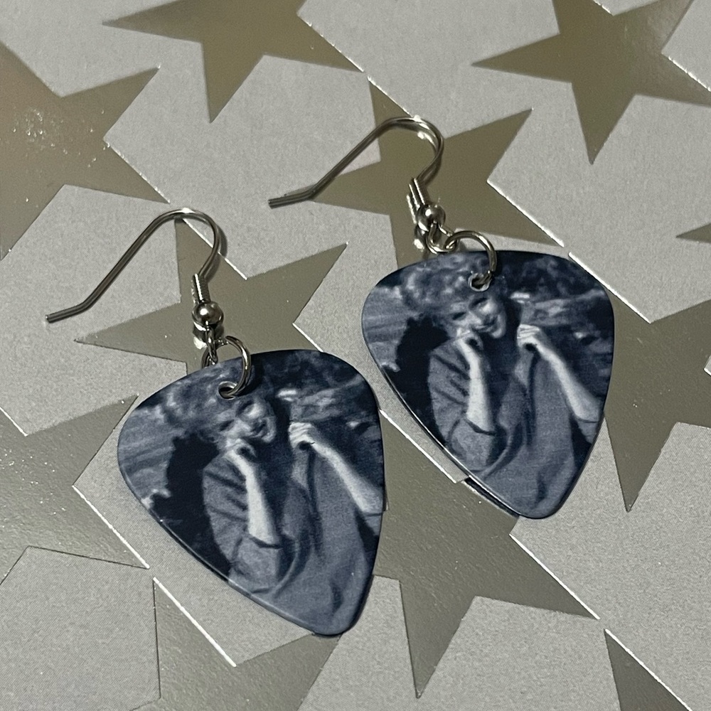 Marilyn Monroe Guitar pick earring’s